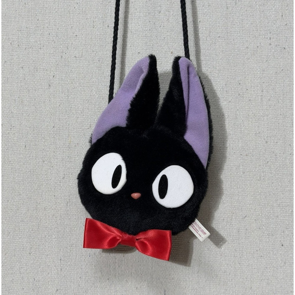 Jiji Coin Purse Studio Ghibli Kiki's Delivery Service Plush Kiss Lock Bag